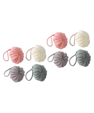 FOMIYES 8 Pcs Bath Ball Bath Flower Mesh Bath Sponge Shower Loofah Sponge Body Sponge Body Exfoliator Sponge Bath Sponges for Adults Rubbing Balls Bath Loofah Accessories Fashion Bath Wipe