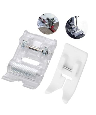 CESUSME 2 Pcs Roller Sewing Machine Presser Foot Plus Non-Stick Zigzag Teflon Sewing Machine Presser Foot - Fit for Singer, Brother, Babylock, Low Shank Simplicity Sewing Machine(2 Styles) - Buy Online on GoSupps.com
