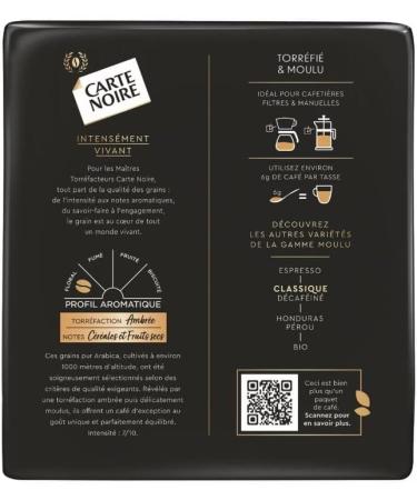 D licieux Caf Arabica Carte Noire en Duo | 2x250g Qualit Premium | Caf moulu fin | Boisson chaude parfaite | Caf Fra chement Torr fi - Le Lot De 3 - Buy Online on GoSupps.com