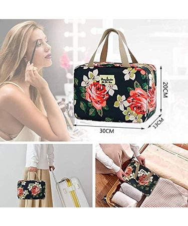 Shop Stylish Women's Cultural Bags & Waterproof Travel Makeup Bags - Large Rose Design - Buy Online on GoSupps.com
