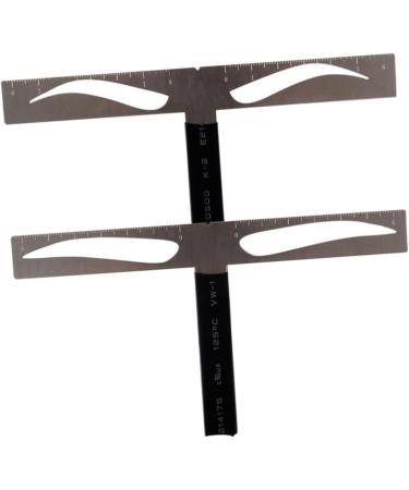 POPETPOP 3pcs Eyebrow Stencil Kit Brow Stencils Eyebrow Ruler Stencil Template Balance Mold - Buy Online on GoSupps.com