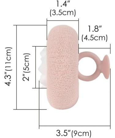 Super Soft Sunflower Suction Cup Bath Ball - 2-in-1 Exfoliating Sponge & Loofah for Luxurious Showers | International Shipping Available - Buy Online on GoSupps.com