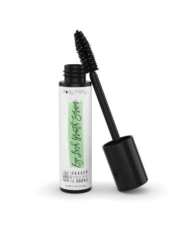Body Merry Eye Lash Growth Serum   Boost Natural Brows and Lashes   Intense Conditioner and Volumizing Treatment with Biotin and Peptides  0.225 fl oz