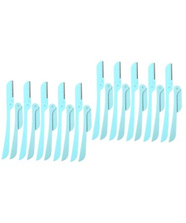 Beaupretty 20 Pcs Folding Eyebrow Trimmer Eyebrow Makeup Tool Kit Eyebrow Razor Fodable Eyebrow Trimmer Eyebrow Sharper Eyebrow Tweezer Eyebrow Hair Trimmer Eyebrow Shaver Facial Hair Trimmer