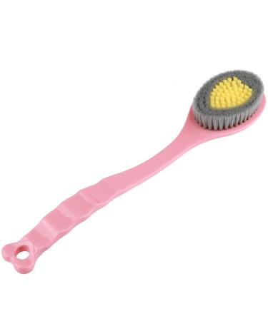 Soft Bristle Back Brush with Long Handle | Nylon Bathing & Massage Brush for Body & Feet | Pink & Blue - Perfect for Showers - Buy Online on GoSupps.com