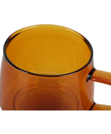 Tasse Caf Transparente Tasses Caf en Verre Transparent de 250 ML Tasse Th et Lait avec Poign e Verres Boire en Borosilicate pour Caf la Maison(Ambre) - Buy Online on GoSupps.com