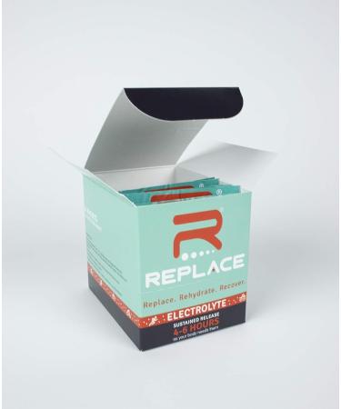 Buy Replace Sustained Release Electrolytes - Zero Sugar Vegan Non-GMO - 10 Packets for Hydration & Muscle Recovery - International Shipping - Buy Online on GoSupps.com
