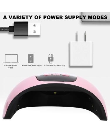 Nail Dryer UV LED Nail Lamp 54W Nail Gel Curing Light 18 Light Chips Painless Infrared Sensor Quick Dry Nail Polish Dryer Light - Buy Online on GoSupps.com