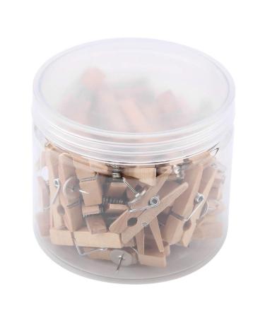 50 pieces 35 x 7 mm wooden clips personality rough wooden clamps handicraft decoration brackets decorative wooden brackets spring wood handicrafts for photo clips clothing