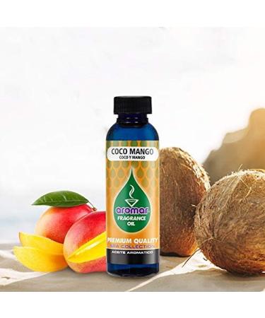 Buy AROMAR Premium Coco Mango Fragrance Oil 4oz | Long Lasting Aromatherapy for Home | Fresh & Revitalizing Scent - International Shipping Available - Buy Online on GoSupps.com