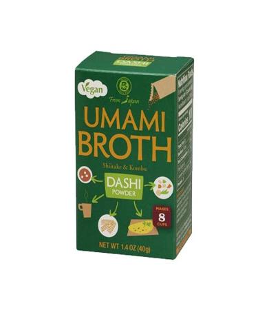 Muso From Japan Umami Broth Dashi Powder, Vegan, 1.4oz (Pack of 1) Vegan 1.4 Ounce (Pack of 1) - Buy Online on GoSupps.com