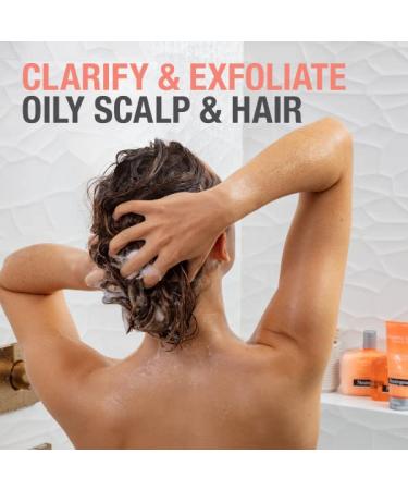 Healthy Scalp Clarify and Shine Scalp Scrub with Pink Grapefruit - Exfoliating Cleaner Hair Mask with Vitamin C - Buy Online on GoSupps.com