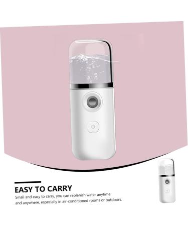 Beavorty Hydrating Instrument Nano Facial Mister Water Bottle Mister Sprayer Portable Mist Sprayer Portable Face Steamer Spray Water Bottle Skin Humidifier Face White - Buy Online on GoSupps.com
