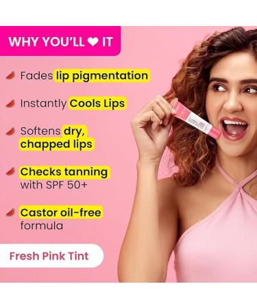 Dott & Key Gloss Boss Lip Balm SPF 50+ Vitamin C & E Watermelon 12g Pack of 2 - Buy Online on GoSupps.com