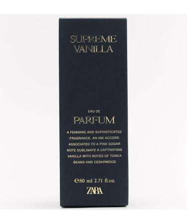 Zara Supreme Vanilla Perfume for Women EDP Eau De Parfum 80 ML (2.7 FL. OZ) - Buy Online on GoSupps.com