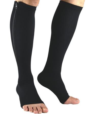 MDRCG Compression Stockings with Zipper - 3 Pairs 15-20 mmHg Support Socks for Men & Women Ideal for Varicose Veins Edema & Pregnancy - XXL Size - Buy Online on GoSupps.com