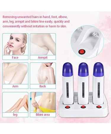 Mini Depilatory Wax Heater - Professional Electric Wax Roller for Hair Removal - Portable Cartridge Wax Heating for Smooth Skin - Buy Online on GoSupps.com