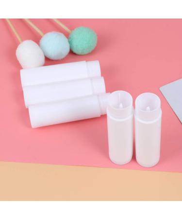 Uonlytech Black Lipstick - 25pcs Refillable Lip Balm Tubes for Travel & DIY | Mini Plastic Gloss Containers with White Caps - Buy Online on GoSupps.com