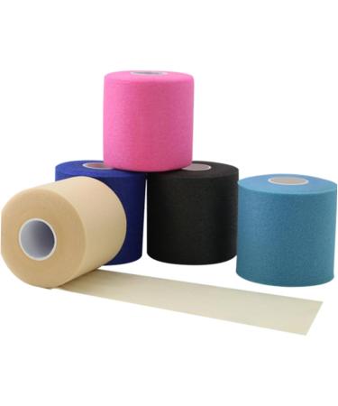 2 Rolls Waterproof Ankle Tape - Self Adhering Sports Bandages for Knee & Car Windshield | Fake & Mouth Sports Tape | Durable Artificial Membrane Twine - Buy Online on GoSupps.com