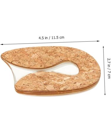 Healvian 4 Pairs Transparent Heel Pad Insoles for Women & Men - Silicone Plantar Heel Cups for Overpronation & Comfort - Half Shoe Accessories - Buy Online on GoSupps.com