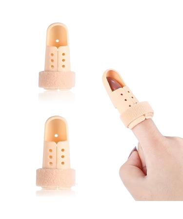 Eodkse finger Extension Splint (2 pieces)- plastic finger splint for extension and protection of hammer and basketball fingers as well as ankle-realization