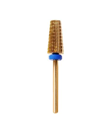 Nail Drill Bits 5-in-1 Carbide Nail Cutter Professional Tungsten Steel Nail Drill Bit for Quick Removal Manicure Pedicure Salon Tool for Polishing Uneven Nail Surface(size:C)