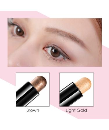 Long-lasting Waterproof Eyeshadow Pen | Double-Headed Glitter Stick for Easy Application & Vibrant Color - 12h Wear - Buy Online on GoSupps.com