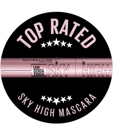 Maybelline New York Lash Sensational Sky High Mascara Volumising & Lengthening Mascara Washable Flake-Free Formula Infused with Bamboo Extract & Fibres 7 ml Shade: 01 Black - Buy Online on GoSupps.com