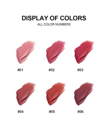 6 Colors Matte Lipstick Set - Upgraded Formula Long-Lasting Moisturizing & Smooth | Perfect Makeup Gift Set - Buy Online on GoSupps.com