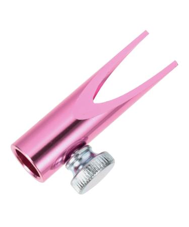 Ipetboom Eyebrow Sharpening Tool Sharpener for Eyeliner Pencil Eyeliner Pencil Sharpener Crayon Color Pencils Eyeliner Sharpener for Pencil Student Make up Aluminum Alloy Pink 4.5x2cm