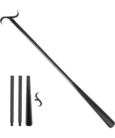 Visiblurry Sock Helpers for Seniors | Multifunctional Sock Aid Device with Shoe Function & Removable Hooks - Easy Dressing for Uncomfortable Legs (Black) - Buy Online on GoSupps.com