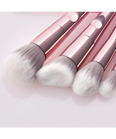 10-Piece Black Makeup Brush Set - Foundation & Eye Shadow Tools | Best Beauty Accessories for Flawless Makeup - Buy Online on GoSupps.com