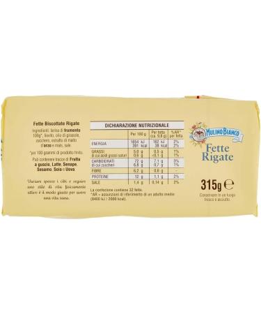 Mulino Bianco Rigate Rusks 3 x 315 gr - Buy Online on GoSupps.com