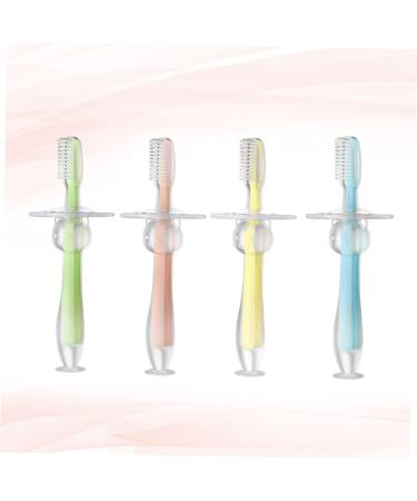 Gatuida 4-Pack Finger Toothbrush Set for Babies | First Training Toothbrush for Toddlers - Gentle Bristles for Easy Cleaning - Buy Online on GoSupps.com