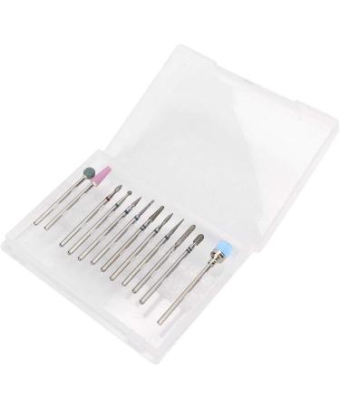 Dekaim Nail Drill Bit Set | 12pcs Tungsten Alloy Nail Polishing Drill Bits for Manicure & Pedicure - Type A - Buy Online on GoSupps.com