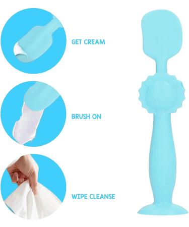Salutuya Baby Diaper Cream Spatula - Skin Friendly Brush for Gentle Application - Blue - Buy Online on GoSupps.com