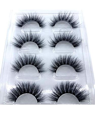 HBZGTLAD 3D Mink Lashes - Handmade, Cruelty-Free, Reusable False Eyelashes (TDR-04) - Buy Online on GoSupps.com