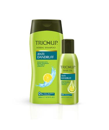 Trichup antipelliculaire kit (antipelliculaire Huile (100Ml) shampooing antipelliculaire (200ml) (lot de 2)