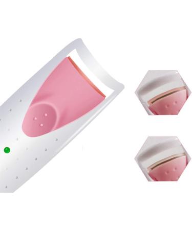 Eyelash Curler Electric Heated Eyelash Curler with Smart Silicone Heating Pads DIY Makeup Tool for Fast Making Curled Lash Styling - Set B - Buy Online on GoSupps.com