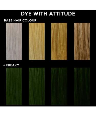 Attitude Semi-Permanent Hair Dye Cream - Vegan Freaky Olive 135ml | Perfect for Cosplay Carnival & Motto Parties | Olive Green Hair Color - Buy Online on GoSupps.com