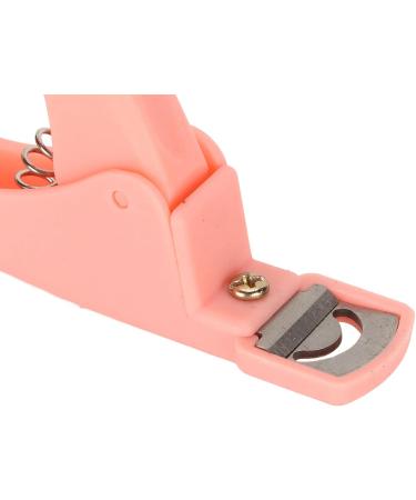 Acrylic Nail Clipper Ergonomic DIY Safe Portable Plastic Handle Nail Tip Cutter for Nail Salon(Pink) - Buy Online on GoSupps.com