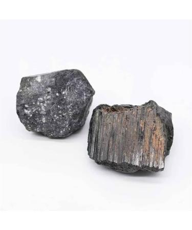 Specimen Healed 1pc 60g-155g Natural Black Tourmaline Specimen Crystal Carving Stone for Gift As a Gift ERTEYIN (Color : 1pc 100g-115g)