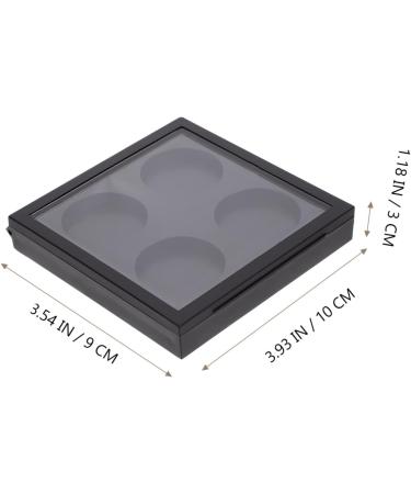 MAGICLULU 15 Pcs Eye Shadow Blank Transparent Lid Travel Cosmetic 10x9cmx3pcs Blackx3pcs - Buy Online on GoSupps.com