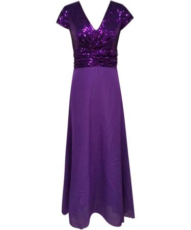 Buy Hanxiulin Women s V-Neck Glitter Mini-Line Corset Party Dress - Stylish Long-Sleeved Sequin Dress in Purple | International Shipping Available - Buy Online on GoSupps.com