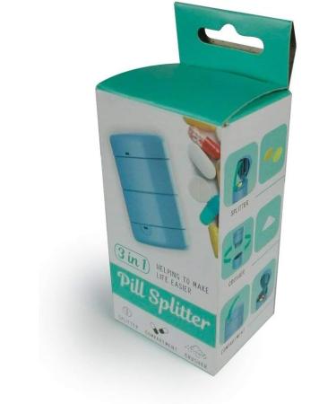 Mobiclinic Pill Box Crusher and Divider 3 in 1 Blue - Convenient Medication Management - Buy Online on GoSupps.com