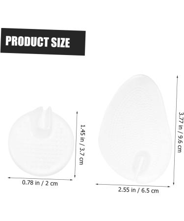 FRCOLOR 6 Pairs Gel Toe Pads Sandals | Anti-Slip Forefoot Cushion & Metatarsal Support for Women - Buy Online on GoSupps.com