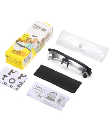 Flex Focus Glasses Flex Focus Adjustable Glasses Dial Vision Adjustable Focus Glasses Adjustable Lenses (2PCS)