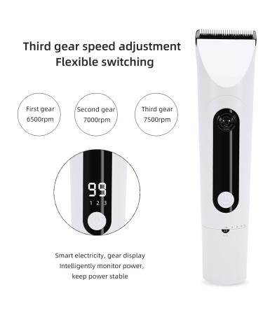 Professional Cordless Hair Clippers for Men - Titanium Alloy Blade Hair Cutting Trimmer & Electric Shaver - Barber Razor Cutter (Black - Buy Online on GoSupps.com