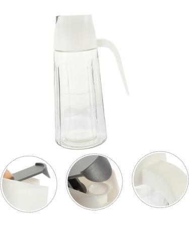 Ciieeo Glass Oiler Ketchup Dispenser Condiment Container Salad Dressing Dispenser Oil Dispenser Bottle for Kitchen Vinegar Glass Bottle Sauce Cruet Bottle Pp Accessories Automatic White 11X8.5X20.5CM White - Buy Online on GoSupps.com
