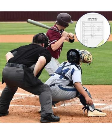 Baseball Softball Lineup Cards - 30 Games, 16 Player Roster, 4 Part Carbonless Copies - Buy Online on GoSupps.com